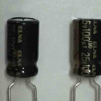 日本ELNA伊娜铝电解电容RFO-25V101MF3P#-T58​ 25V-100UF 6.3X11​